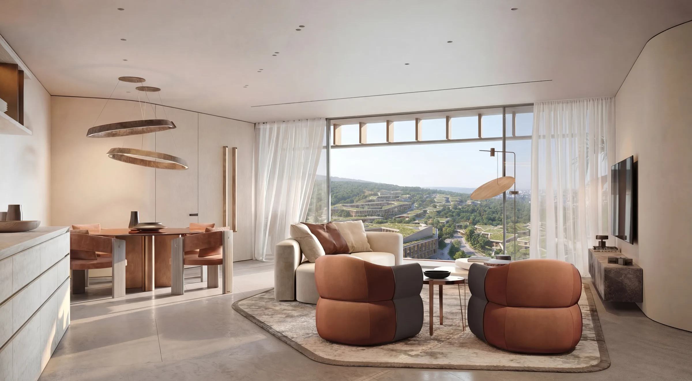 Fully Furnished Apartments with Italian Interiors